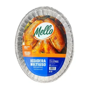 Assadeira Oval Mello 7,5 Litros