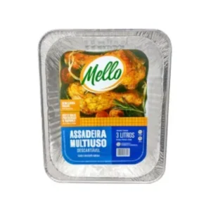 Assadeira Retangular Mello 3 Litros