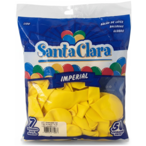 Balão Santa Clara Nº 7 Amarelo