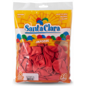 Balão Santa Clara Nº 9 Vermelho